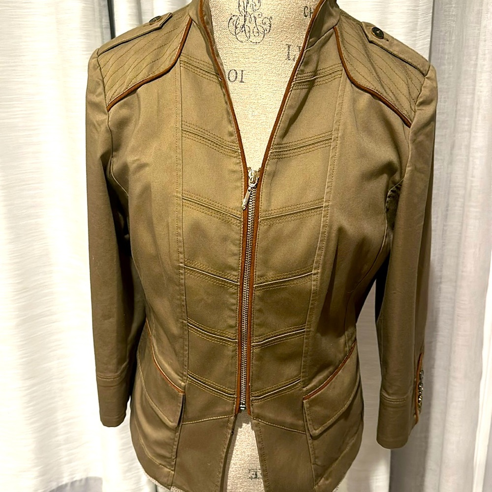 White House Black Market army jacket
